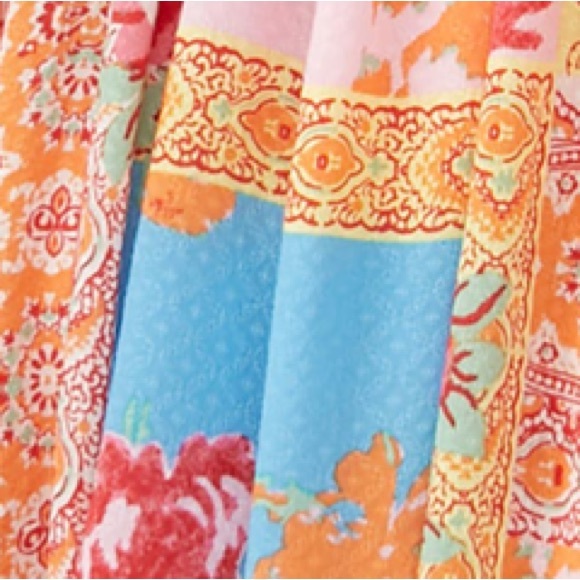 Free People Rule the World Romper in Bright Combo, Sz. S - Picture 9 of 11